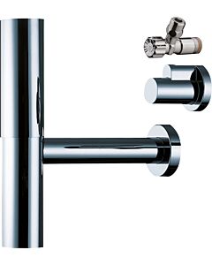 hansgrohe Komplettset Siphon Flowstar 52120000 mit Eckventil, chrom