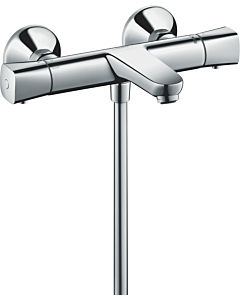hansgrohe Ecostat Wannen Thermostat 13123000 chrom, Ausladung 200 mm, Aufputz
