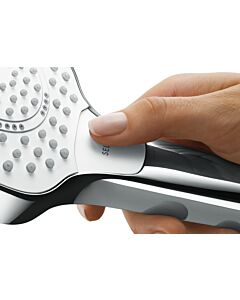 hansgrohe Croma Select E 1jet Handbrause 26815400 weiss chrom, EcoSmart 9 l, DN15, Brausekopf Ø110mm