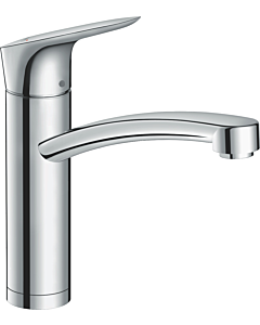 hansgrohe Logis 160 Küchenarmatur 71833000 chrom, Vorfenstermontage, schwenkbarer Auslauf