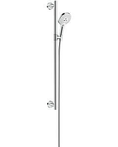 hansgrohe Raindance Select S 120 Brauseset 2632240 weiss chrom, 90 cm Stange Unica Comfort
