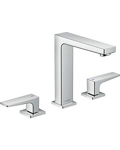 hansgrohe Metropol 160 Waschtischarmatur 32515000 chrom, 3 Loch Waschtischarmatur, Zungengriff