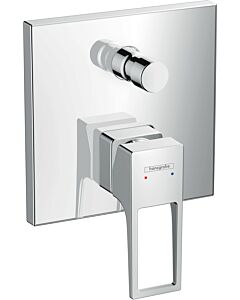 hansgrohe Metropol Wannenarmatur 74545000 chrom, Unterputz, 2 Verbraucher, mit Bügelgriff