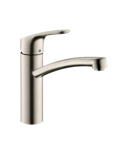 hansgrohe Focus E2 Mitigeur cuisine 31806800  aspect acier