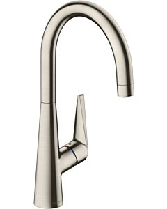 hansgrohe Talis S 260 Küchenarmatur 72810800 Edelstahl-Optik, schwenkbarer Auslauf