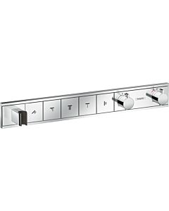 Hansgrohe RainSelect shower thermostat 15358000 chrome, for 5 consumers