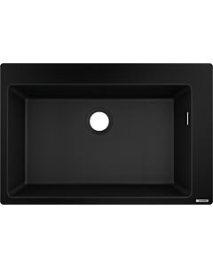 hansgrohe sink 43313170 770 x 510 mm, 2000 main bowl, predefined tap hole, graphite black