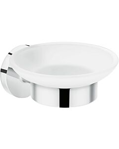 Hansgrohe Logis Universal Seifenhalter 41715000 chrom, mit Glasschale, Messing