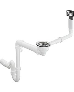 hansgrohe vidage et trop-plein match0 43927000 chromé , manuel, pour bassins simples SilicaTec
