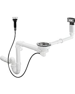 hansgrohe vidage et trop-plein match0 43937000 chromé , automatique, pour chromé simple