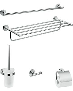 Hansgrohe Bad-Accessoire-Set Logis Universal 41728000, 5-teilig, chrom