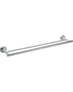 Hansgrohe Logis Universal Doppelbadetuchhalter 41712000, chrom, Länge 600mm, Messing