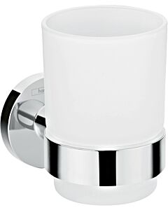 Hansgrohe Logis Universal Zahnputzbecher 41718000 chrom, mit Becher