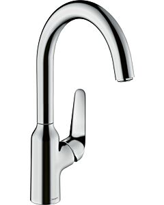 hansgrohe Focus Robinet de cuisine M42 220 1jet 71802000 chromé , bec orientable 360°