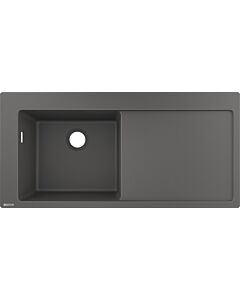 hansgrohe évier 43330290 1050 x 510 mm, 2000 principal 2000 à gauche, égouttoir, gris pierre