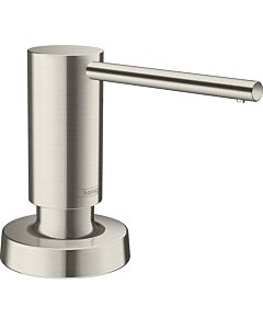 hansgrohe détergent match0 40448800 version encastrable, aspect acier inoxydable