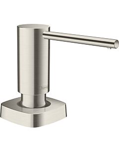 hansgrohe détergent match0 40468800 version encastrable, aspect acier inoxydable