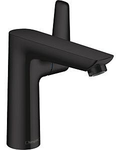 hansgrohe Talis E mitigeur lavabo 71754670 avec garniture de vidage , saillie 141 mm, noir mat