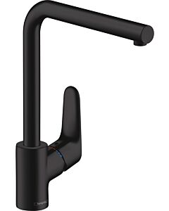 hansgrohe Focus M41-280 mitigeur de cuisine 31817670 1jet, noir mat