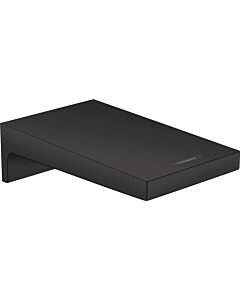 hansgrohe bec de Metropol 32543670 saillie 185 mm, fixation murale, noir mat