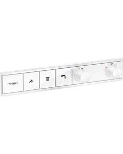 hansgrohe RainSelect Fertigmontageset 15381700 Unterputz-Thermostat, 3 Verbraucher, mattweiß