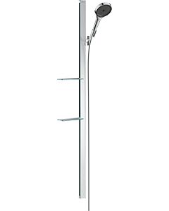 hansgrohe Rainfinity Brauseset 27674000 Brausekopf 130mm, Brausestange 150cm, 9 l/min, chrom