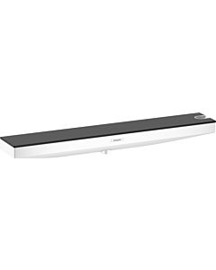 hansgrohe Rainfinity Wandanschluss 26858700 mit Brausehalter und Duschablage R, mattweiß