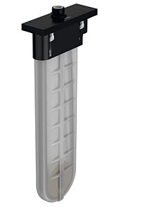 hansgrohe baignoire 28010670 noir mat, carré, pour bord de baignoire et de carrelage