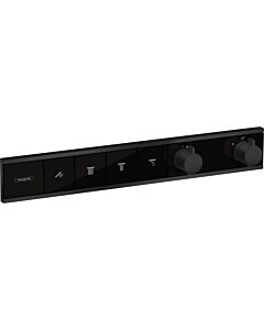 hansgrohe RainSelect 15382670 noir mat, thermostat, 4x consommateur, dissimulé