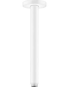 hansgrohe S Deckenanschluss 27389700 300mm, mattweiß, DN 15, runde Rosette
