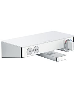 hansgrohe ShowerTablet Select 300 13151400 Wannenthermostat Aufputz 2 Verbraucher, weiß/chrom