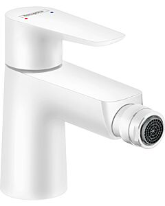 hansgrohe Talis E hansgrohe Bidet monocommande 71720700 blanc mat, avec garniture de vidage