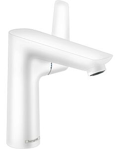hansgrohe Talis E single-lever basin mixer 71754700 with waste set, projection 141 mm, matt white