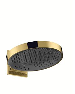 hansgrohe Rainfinity Kopfbrause 26234990 3jet, mit Wandanschluss, Ausladung: 273 mm, polished gold optic