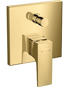 hansgrohe Metropol hansgrohe Metropol concealed single lever bath mixer with safety combination, polished gold optic