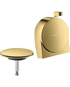 hansgrohe Exafill S Fertigmontageset 58117990 Wanneneinlauf, mit Schwallstrahl, polished gold optic
