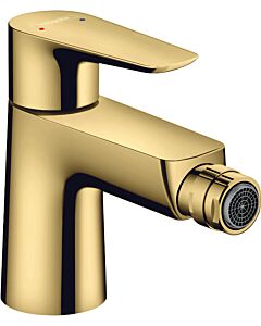 hansgrohe Talis E hansgrohe Talis E Bidet mixer 71720990 polished gold optic, with waste set