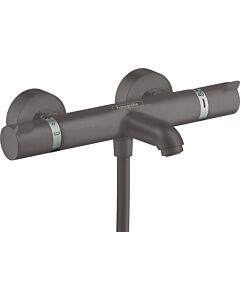 hansgrohe Ecostat hansgrohe Ecostat Comfort 13114340 exposed, 2x consumers, projection 178 mm, brushed black chrome