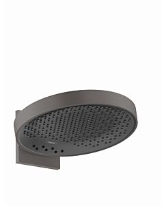 hansgrohe Rainfinity Kopfbrause 26234340 3jet, mit Wandanschluss, Ausladung: 273 mm, brushed black chrome