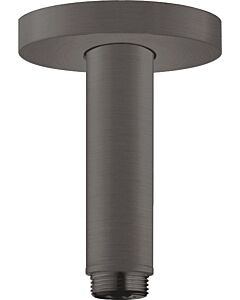 hansgrohe plafond hansgrohe S 27393340 100 mm, noir brossé, DN 15, rosace ronde