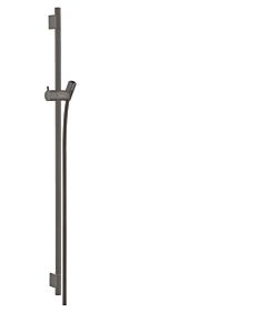 hansgrohe Unica S Puro barre de douche 28631340 90 cm, noir brossé