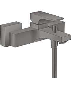 hansgrohe Metropol single lever bath mixer 32540340 exposed, projection 180 mm, brushed black chrome