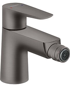 hansgrohe Talis E Bidet-Einhebelmischer 71720340 brushed black chrome, mit Ablaufgarnitur