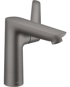 hansgrohe Talis E mitigeur lavabo 71754340 avec garniture de vidage , saillie 141 mm, chrome noir brossé