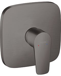 hansgrohe Talis E hansgrohe Talis E concealed single lever shower mixer, brushed black chrome
