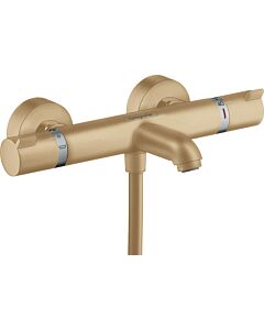 hansgrohe Ecostat Comfort Wannenthermostat 13114140 Aufputz, 2x Verbraucher, Ausladung 178 mm, brushed bronze
