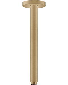hansgrohe S ceiling connection 27389140 300mm, brushed bronze, DN 15, round rose