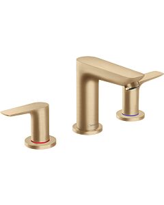 hansgrohe Talis E Waschtisch-3-Loch-Armatur 71733140 mit Ablaufgarnitur, brushed bronze