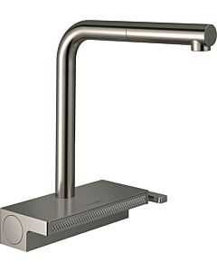 hansgrohe Aquno Select M81 mélangeur de cuisine 73830800 finition inox, avec douchette extractible, 2jet, sBox