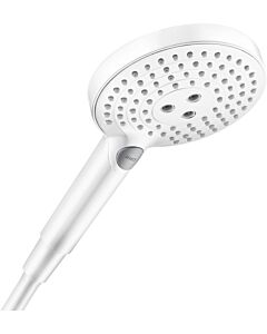 hansgrohe Raindance Select S 120 EcoSmart Handbrause 26516700 Brausekopf Ø 125mm, 3jet, 5,7 l/min, mattweiß